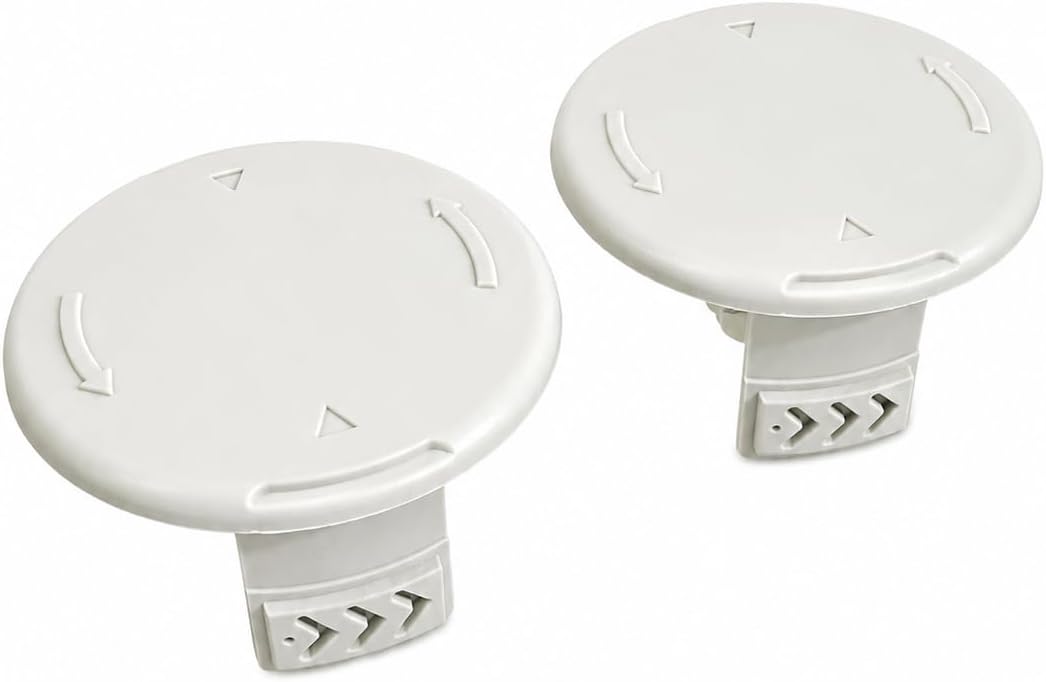 Ryobi P2002 P2000 18V String Trimmer (2 Pack) Replacement Spool Cap # 522994001-2pk