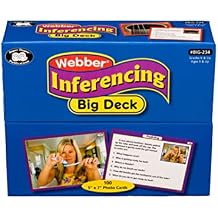 Super Duper Publications | Webber Inferencing Big Photo Flash Cards | Predicting, Reasoning and Critical Thinking Skills Fun Deck | Educational Learning Materials for Children
