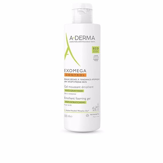A-derma Exomega Control Emollient Foaming Gel 500ml