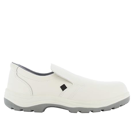 SAFETY JOGGER Steel Toe Cap Safety Clog - X0500 – S2 Safety Shoe for Men or Women, Anti-Slip Slip-on Work Shoe, Ideal for Kitchen, Hospital, OR, and Food Industry, White 5 UK 38 EU
