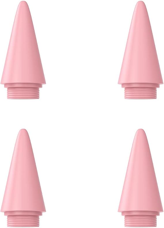 4 Pcs Replacement Tips for XIRON Fast Charge Stylus Pen, High Sensitivity 1.5 mm Replacement Stylus Pen Nibs (Pink)