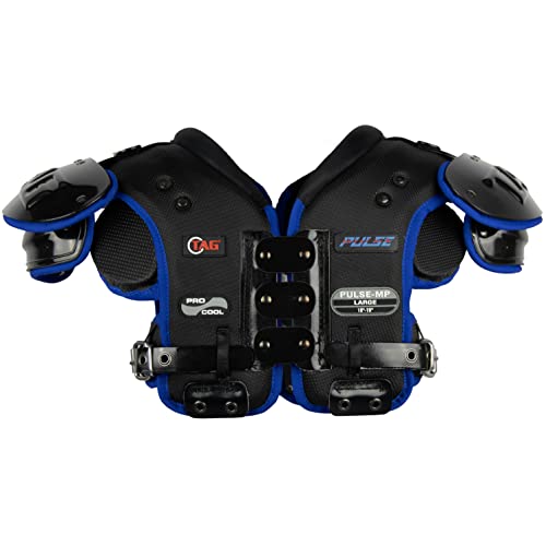 TAG PULSE-MP Multi-Position Football Shoulder Pad for Offensive and Defensive Line, Fullback, Running Back, Tight End, Linebacker