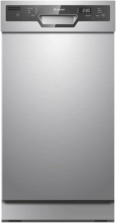 Built-In Dishwasher - 18" Front Control, Stainless Steel by Element