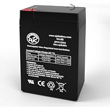 AJC Battery Compatible with Long Way LW-3FM4 6V 4.5Ah Sealed Lead Acid Battery