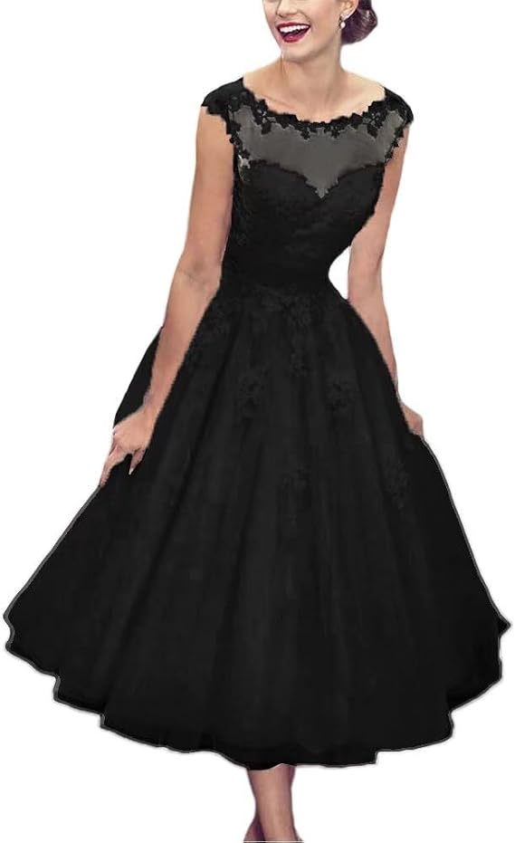 XYAYE Lace Tulle Wedding Dresses for Bride Boho Sheer Vintage Dress