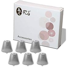 FCS Pack of 6 Click Sleeve for Siemens Signia Intuis 3 Click- CIC/ITC (Closed-Small).