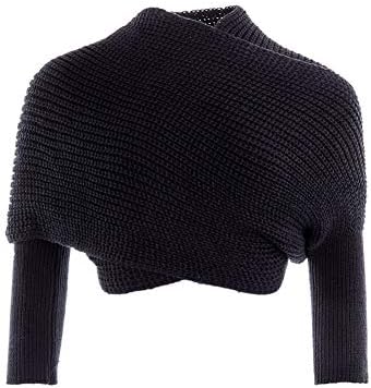 Women Autumn Winter Scarf Wrap Sweater Multi-Use Knitted wrap scarf with sleeves