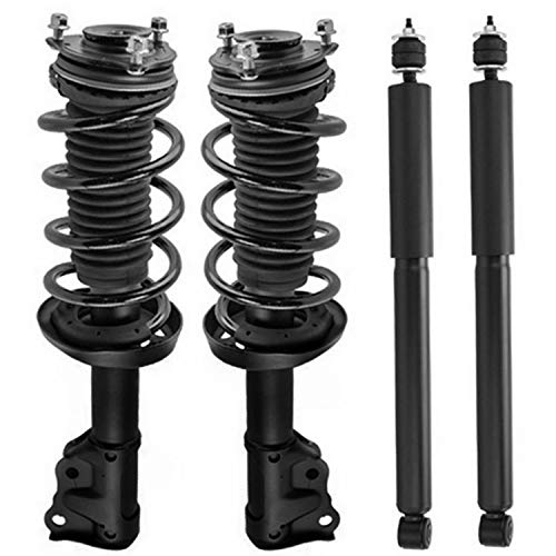 4pcs Front Complete Struts Rear Shocks fit for Honda Civic Acura CSX 2006 2007 2008 2009 2010 2011 1.8L 2.0L Replace# 172286 172287 5609, Quick Struts Amortiguadores Delanteros Traseros