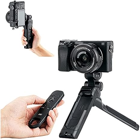 Wireless Bluetooth Remote Control Shooting Grip Mini Tabletop Tripod Replaces GP-VPT2BT for Sony A1II A7CR A7CII A7RV A7 A7S III A9III II A6700 A6600 A6400 A6100 ZV-E10 II ZV-1II ZV-E1 ZV-1F ZV-E10