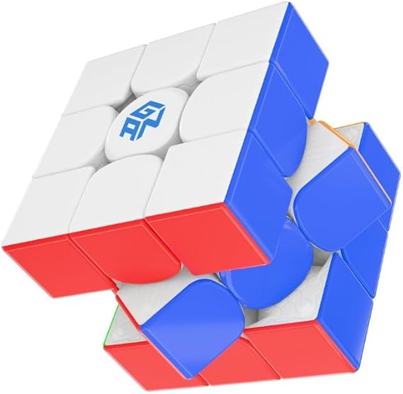 Bukefuno GAN 15 Maglev UV 3x3 Magnetic Magic Cube Speed Puzzle GAN15 Maglev UV 3x3 Stickerless Cube Magic GAN15 M UV 3x3x3 Gans 56mm Cubes 2024 Flagship (UV Coated Glossy)
