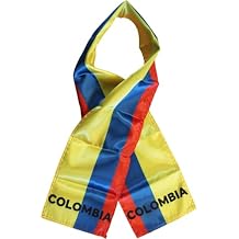 Flagline Colombia Flag Lightweight Polyester Fashion Scarf