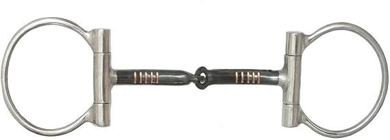 AJ Tack Dee Ring Smooth Snaffle Bit