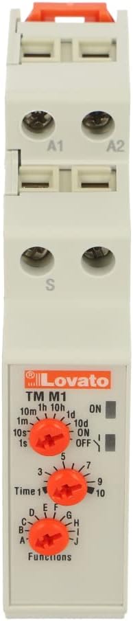 Lovato Timer 12-240 Vac/DC 10 Days Multifunction