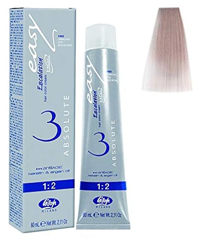 Lisap Easy Absolute 3 Hair Color Cream, 60 ml./2 fl.oz. (11/80 - Extra Lightened Blonde)