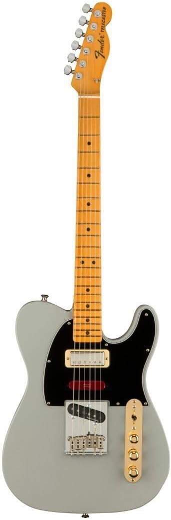 Fender Brent Mason Telecaster Electric Guitar, Primer Gray, Maple Fingerboard