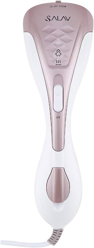 SALAV Steamer for clothes Handheld Iron 2 in 1, 2 Steam Settings, for Both Vertical and Horizontal Garment Handling, Ceramic Coated Metal Steam Panel, 150 ml Big Water Tank, 1150 Watt Rose Gold