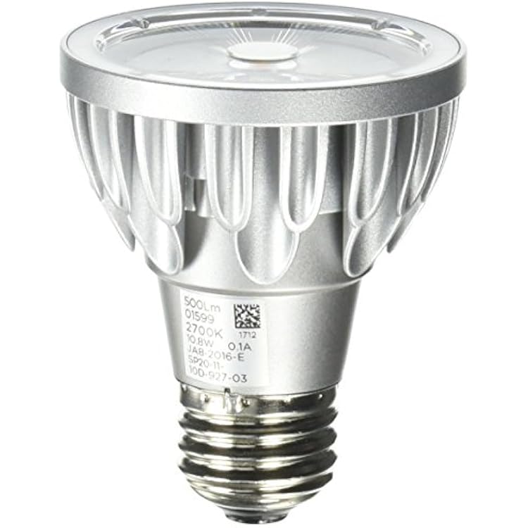 Bulbrite SP20-11-10D-927-03 SORAA 10.8W LED PAR20 2700K Vivid 10 Dimmable Light Bulb, Silver