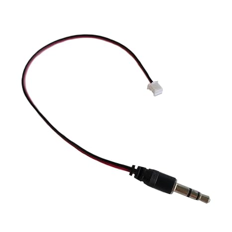 Audio-Out Cable. Compatible with the Cosplay Bluetooth Sound Module. Connect to an external speaker syetem via the AUX-IN socket to increase the Volume.