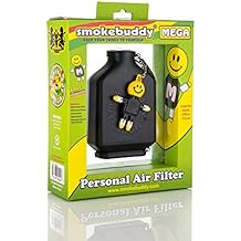 Smoke Buddy Mega Personal Air Purifier Cleaner Filter Removes Odor - Black