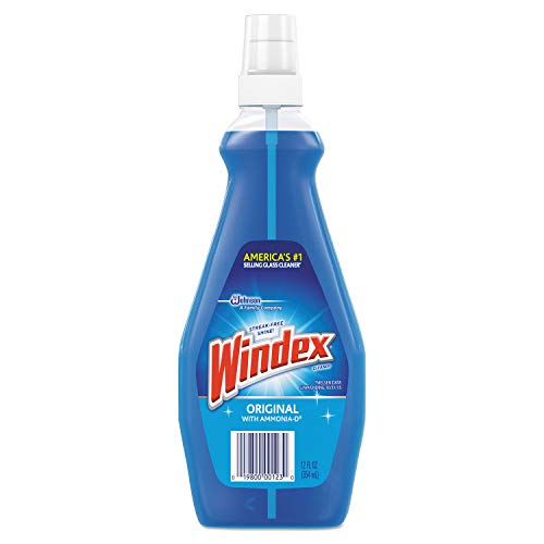 Windex Glass Cleaner, 12 oz., Blue, PK12