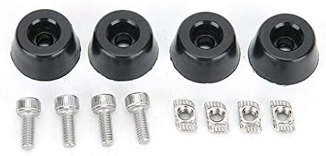 3D Printer Rubber Feet, 4Pcs 3D Printer Accessories MK3 Feet, 3D Printer Anti Vibration Rubber Feet, 3D Printers Rubber Feet Fit for I3 Mk3 Mk3s 3D Printer