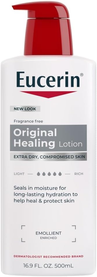 Eucerin, Original Healing, Soothing Repair Lotion, Fragrance Free, 16.9 fl oz 500 ml