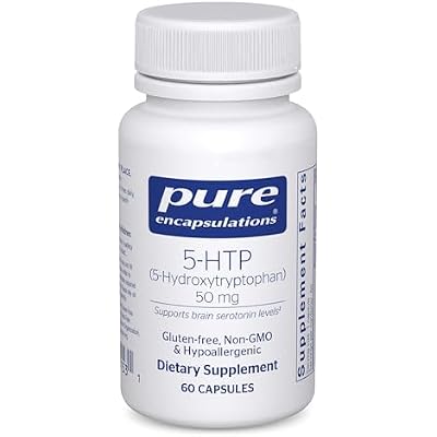 Pure Encapsulations 5-HTP 50 mg | 5-Hydroxytryptophan Supplement for Brain, Sleep, Eating Behavior, and Serotonin Support | 60 Capsules