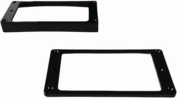 Allparts Humbucker Pickup Rings Set Curved - Black