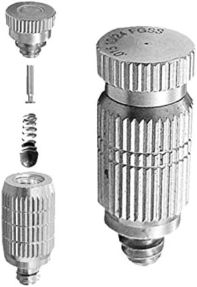Misting Nozzle (Cleanable Stainless Steel Nozzle-0.012)-Pack of 6