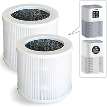 A1 Replacement Filter, Compatible with Vewior A1 Air Purifier HQSC-50, HQKJ-80 and AMEIFU AP01W, KOIOS HQKJ-50 Air Purifier, 3-in-1 True HEPA Replacement, H13 True HEPA fILTER, 2-PACK