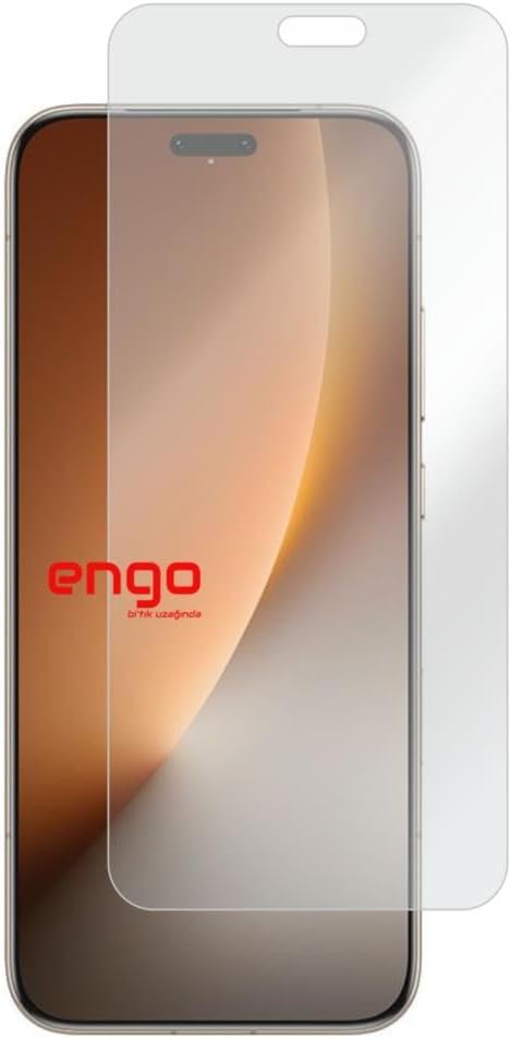 Engo Honor Magic8 Pro İle Uyumlu Mat Ekran Koruyucu Parmak İzi Bırakmayan Yansıma Ve Parlama Önleyici Koruma, 9H Temperli Nano Kırılmaz Esnek Cam