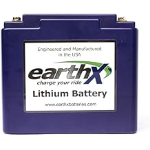 EarthX ETX36D Eco-Friendly Lithium Motorcycle Battery with Built-in Battery Management System