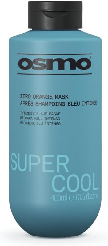 Osmo Supercool Zero Orange Blue Hair Mask for Brunettes, Brown Toner, 400ml