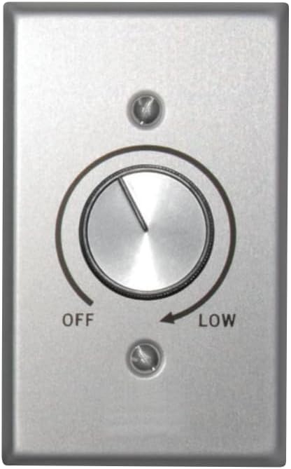 J&D Manufacturing CN25 Variable Fan Speed Controller, 120V 2.5 Amp, Ceiling Fan Control Switch for up to Two Fans