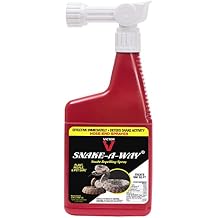 Victor Snake-A-Way Hose-End Snake Repellent Spray - Snake Repellent for Outdoors - VP364HE - Treats 500 sq ft - Deter Venomous and Non-Venomous Snakes