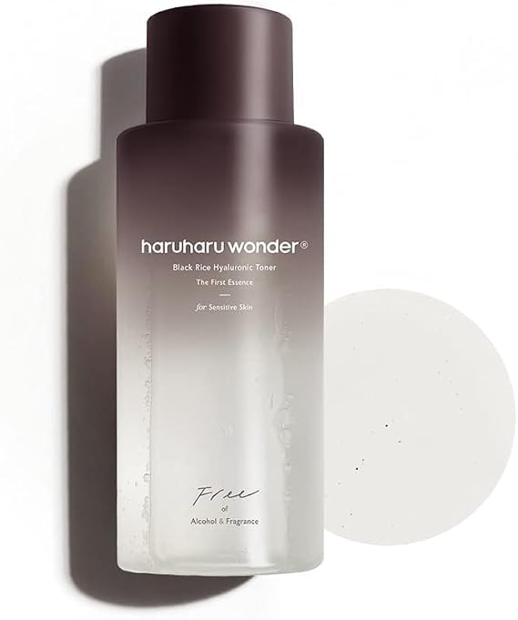 haruharu wonder Black Rice Hyaluronic Toner for Sensitive Skin, 10.1 fl.oz