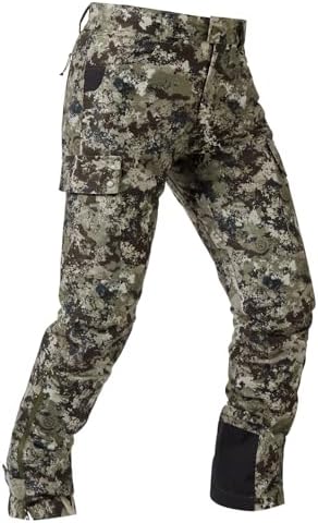 BASSDASH Walker-Lw Mens Waterproof Breathable Hunting Pants with Silent Outer Fabric for Fishing Turkey Upland