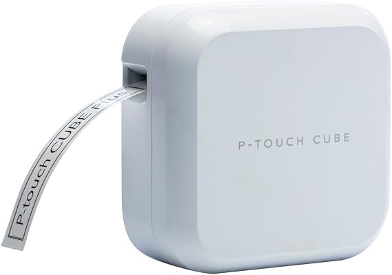 Brother P-touch Cube Plus Label Printer with Bluetooth White PT-P710BTHZ1