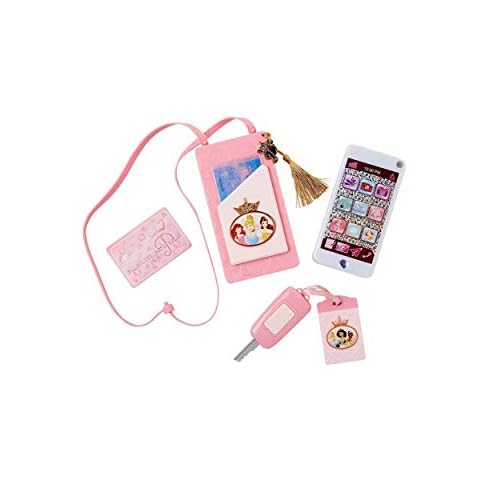 Disney Princess On-The-Go Play Smartphone with Led Lights, Sounds & Cross Strap for Girls Ages 3