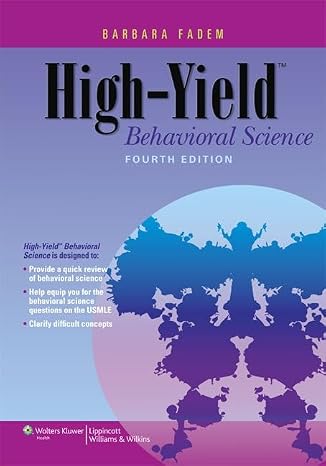 High-Yield Behavioral Science (High-Yield Series)