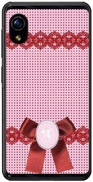 相互性あり Rakuten Mini C330/楽天モバイル対応 Coverfull スマートフォンケース ドット×カメオ ピンク （クリア） RRMMIN-PCCL-152-M231