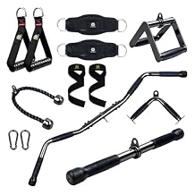 LAT Pulldown Attachments, Cable Machine Attachment Gym Accessories, Cable Attachments for Gym, Home Gym Accessories