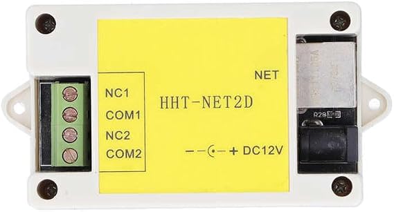 NiSza HHT-NET2D IP Network Relay Module Upgraded Version 2-Channel Internet watchdog Remote Control Module