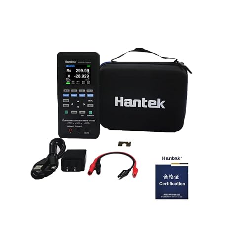 Hantek LCR Meter LCR Hantek1832C/1833C Digital LCR Meter Handheld Portable Inductance Capacitance and Resistance Measuring Tester Tools(Hantek1833C)