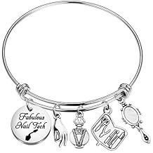 TGBJE Fabulous Nail Tech Bracelet - Nail Specialist Gift for Manicurist Graduation