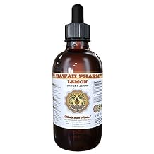 Lemon Liquid Extract, Lemon (Citrus x Limon) Peel Tincture Supplement 2 oz