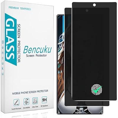 2 Pack Privacy Screen Protector for ZTE Nubia Red Magic 11 Pro  11 Pro, Anti Spy Tempered Glass Film, 9H Hardness, Anti Scratch, Bubble Free