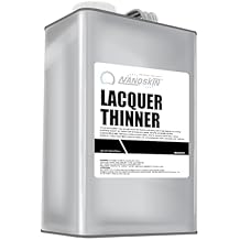 Nanoskin LACQUER THINNER 1 Gallon - Professional Strength, General Purpose, Medium-Dry Lacquer Thinner | Thins Clear and Pigmented Lacquers and Epoxies | Cleans Sprayers, Tools, Brushes and Equipment