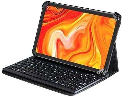 Navitech Black Rotational Bluetooth Keyboard Case Compatible with TCL Tab 8 LE 8" Tablet