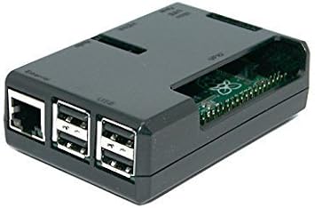 sb components Jet Black Case for Raspberry Pi 3 Model B and Raspberry Pi 2 Model B (Black) with Access to All Ports